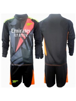 Arsenal Torwart Ausweichtrikot für Kinder 2024-25 Langarm (+ Kurze Hosen)